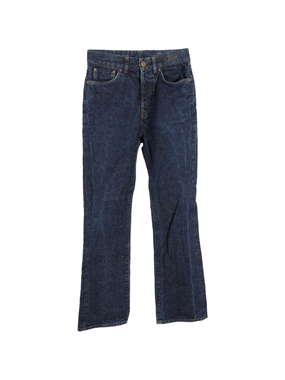 Chloé Vintage high-waisted wide-leg trousers - Blu