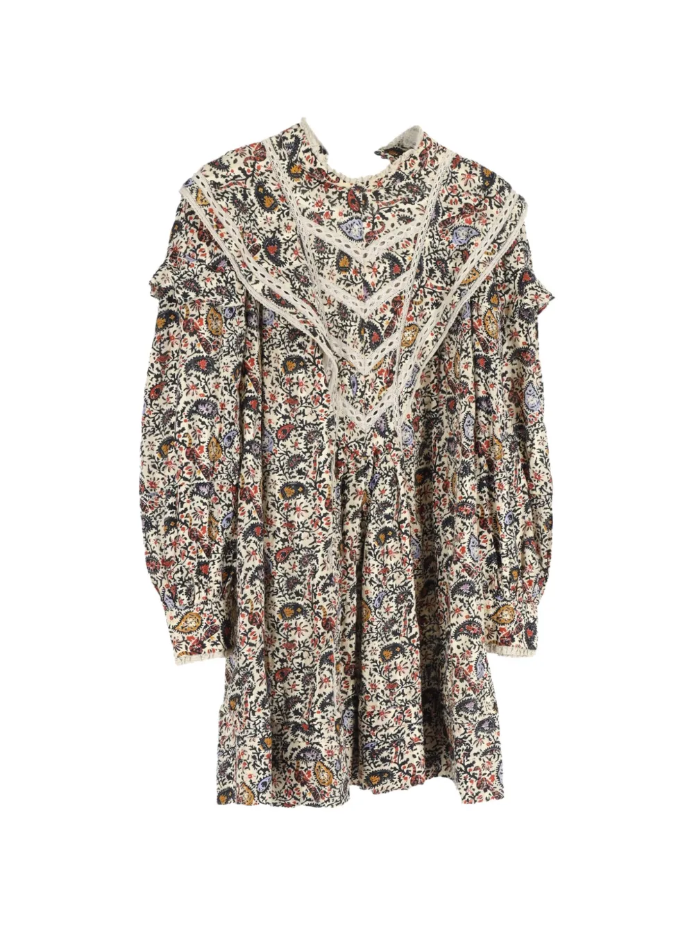 Isabel Marant Vintage floral-print mini dress - Toni neutri