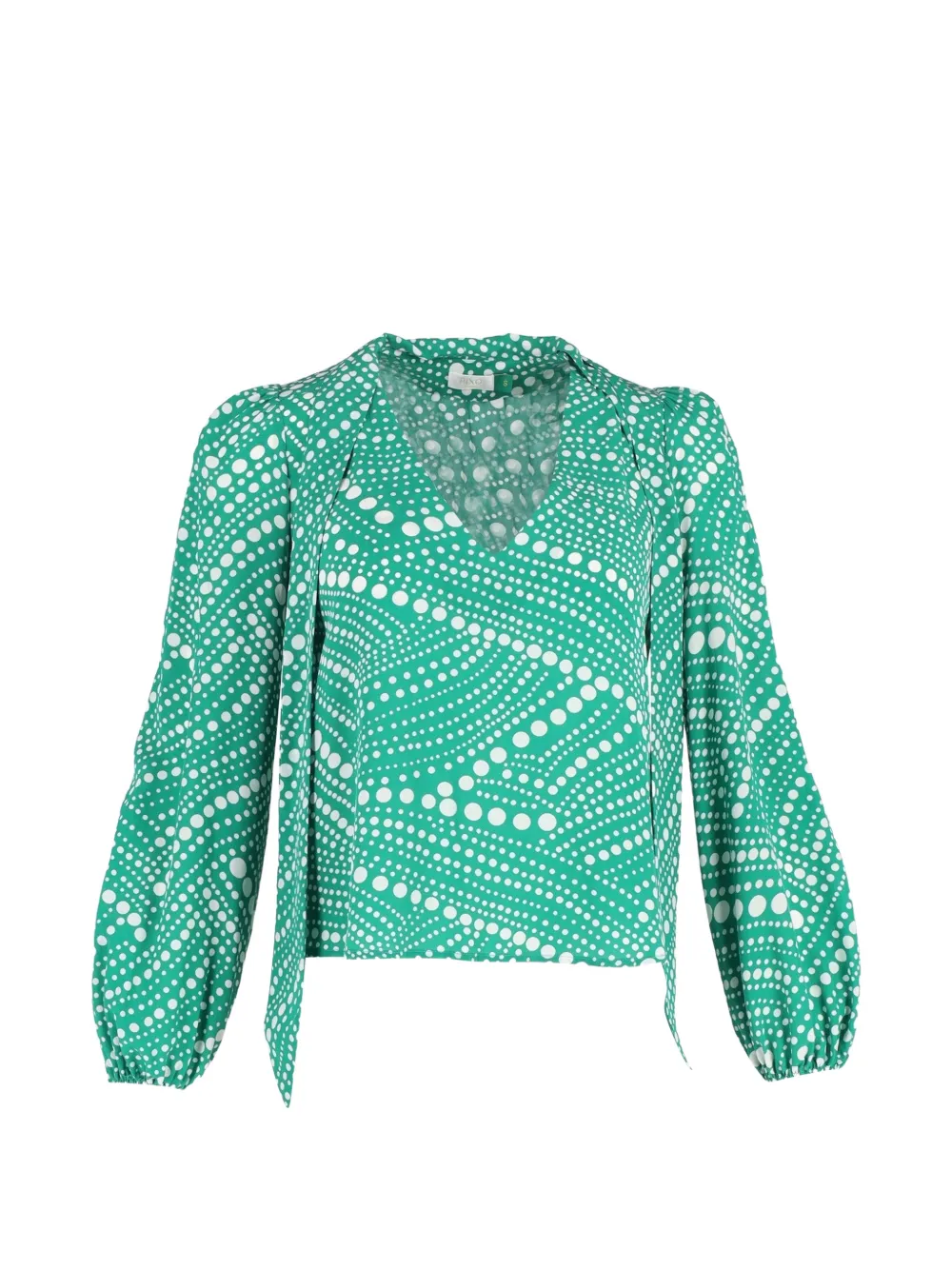 Rixo printed silk blouse - Verde