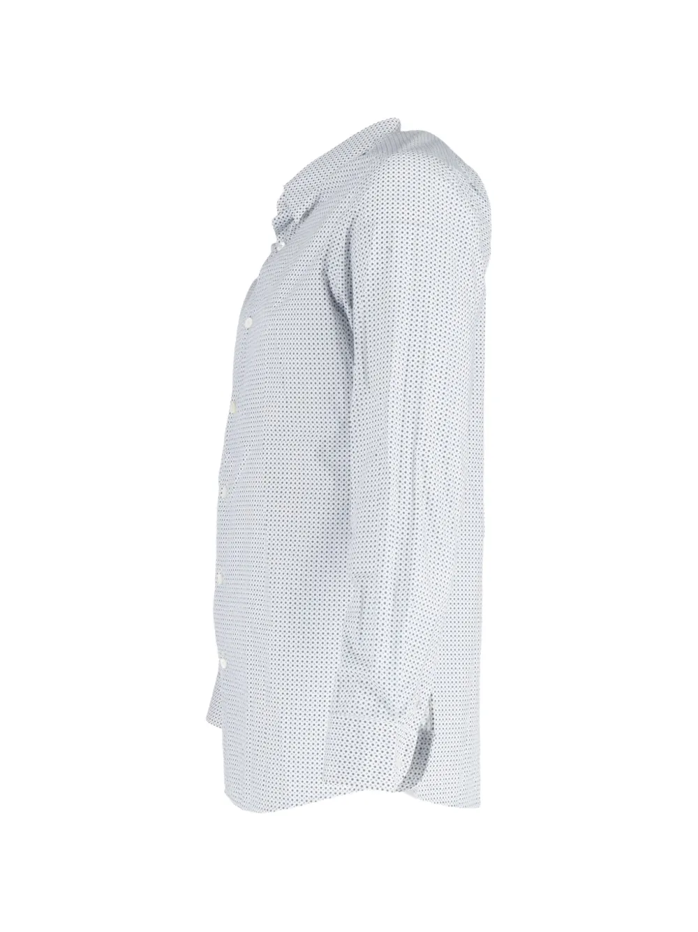 Printed Buttoned Long-Sleeve Shirt