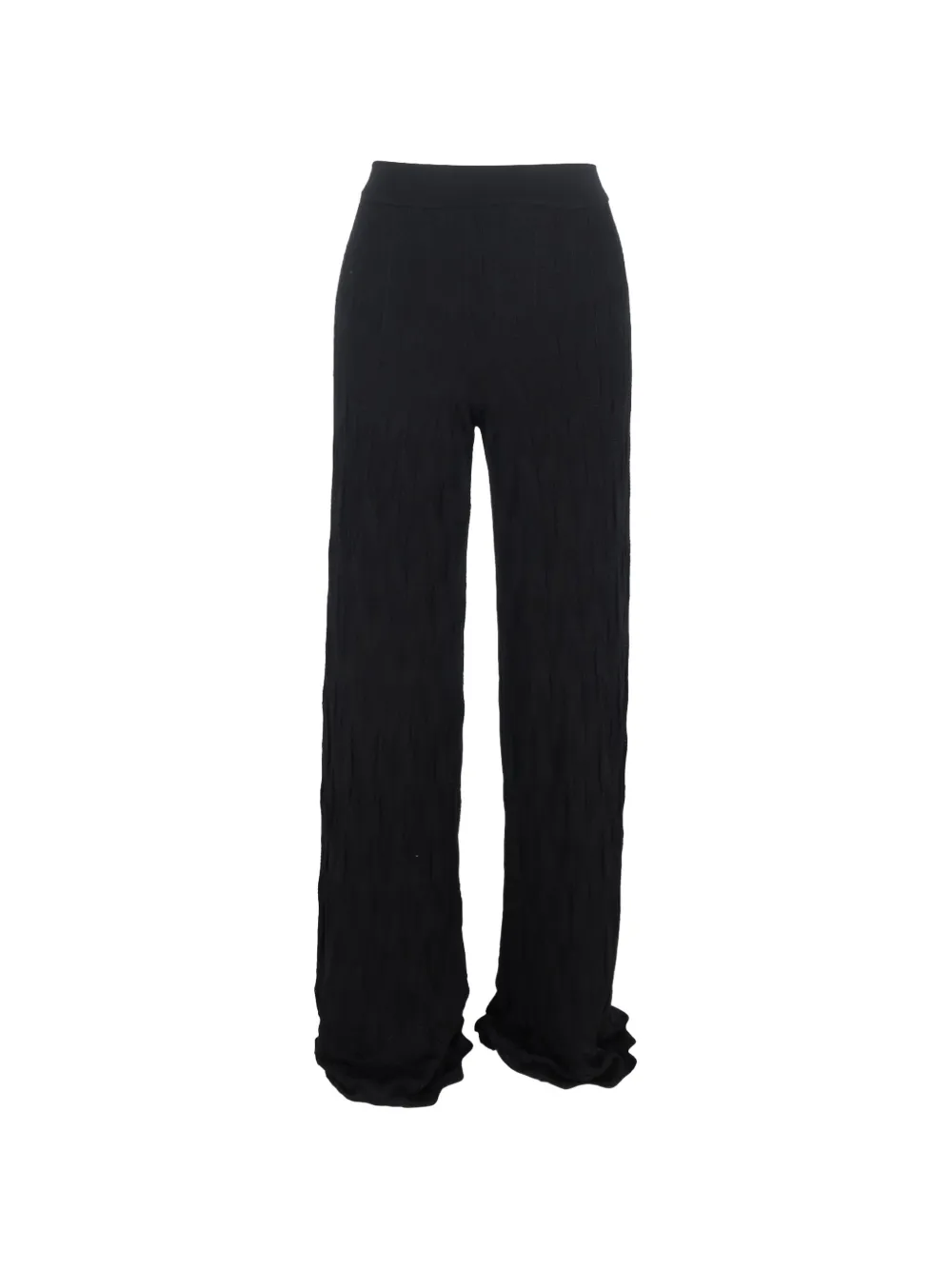 Missoni Pre-Owned textured wool trousers - Nero
