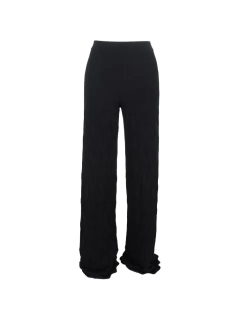 Missoni Pre-Owned textured wool trousers