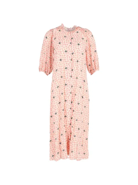 Vilshenko floral-print midi dress