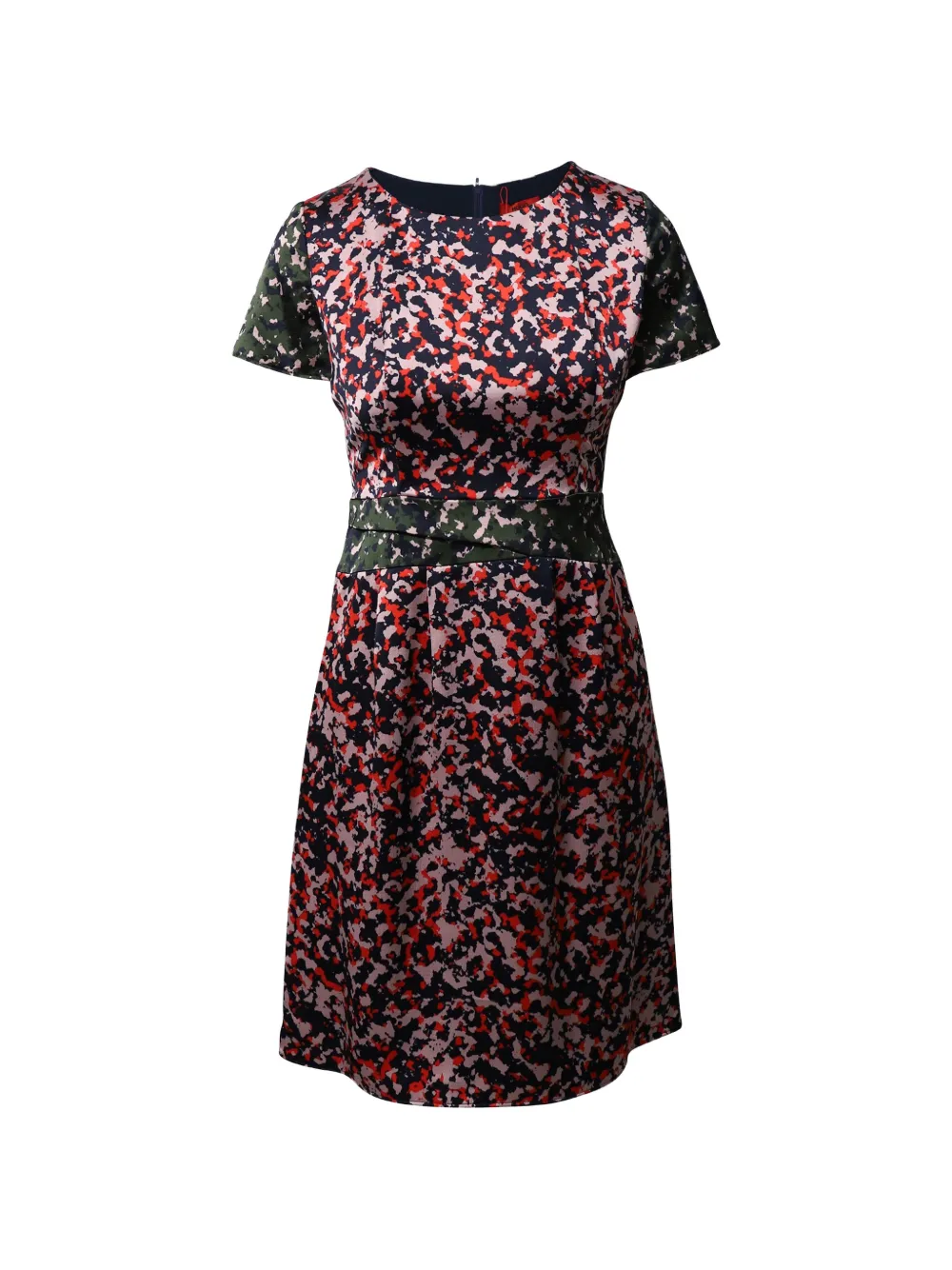 BOSS printed shift mini dress - Rosa