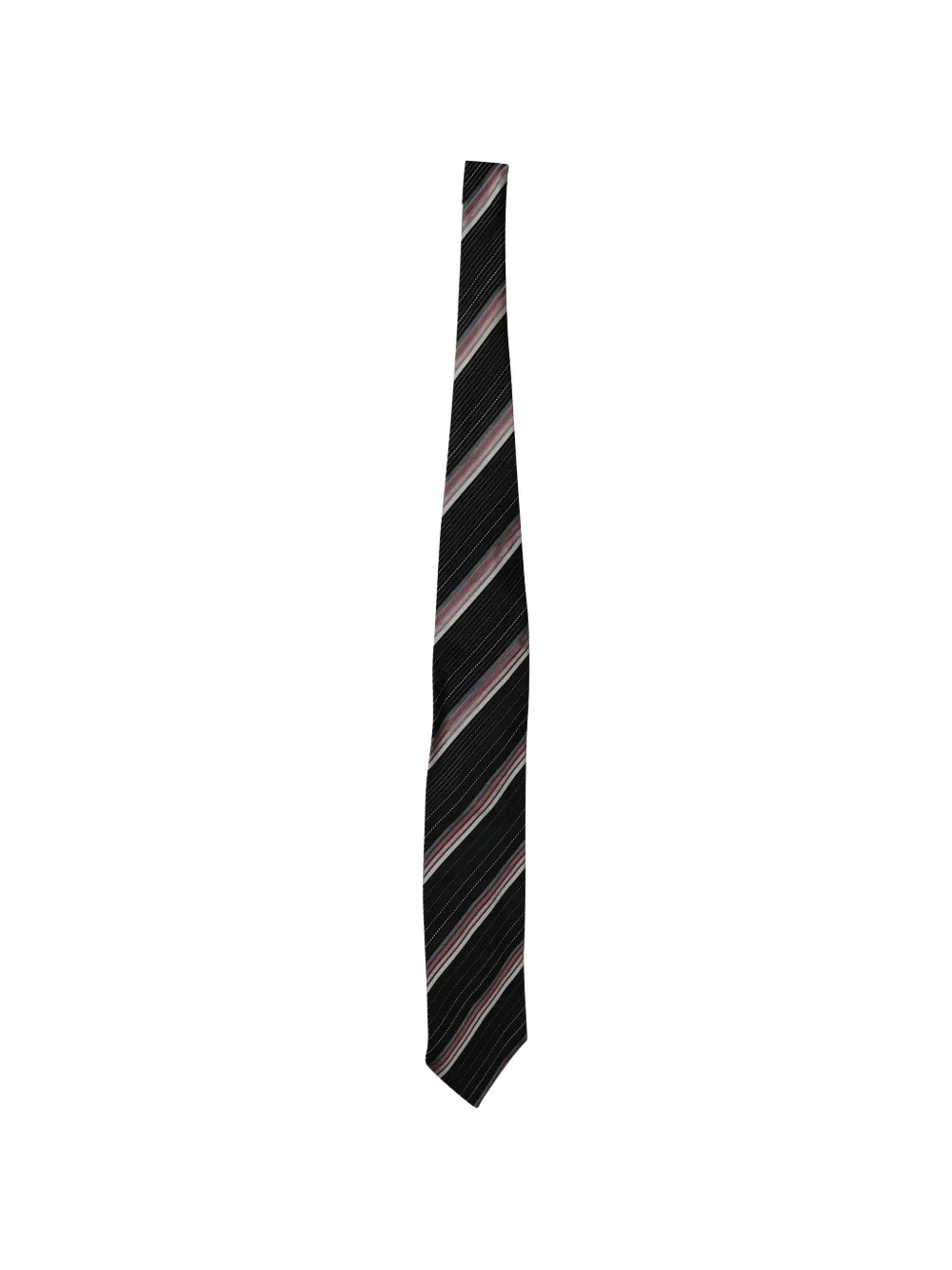 Ermenegildo Zegna Vintage Stripes silk tie - Nero