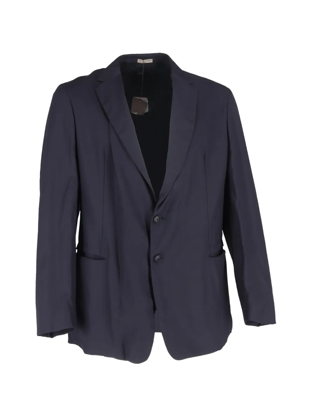Bottega Veneta Pre-Owned single-breasted wool blazer - Blu