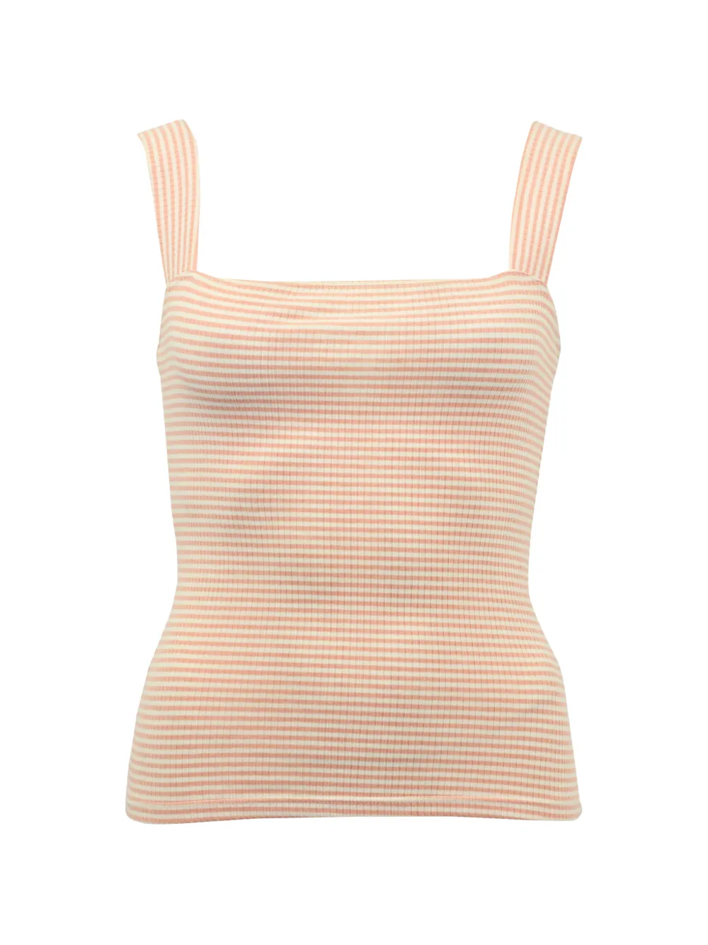 Pre-owned Reformation Ribbed Striped Tank Top In Pink