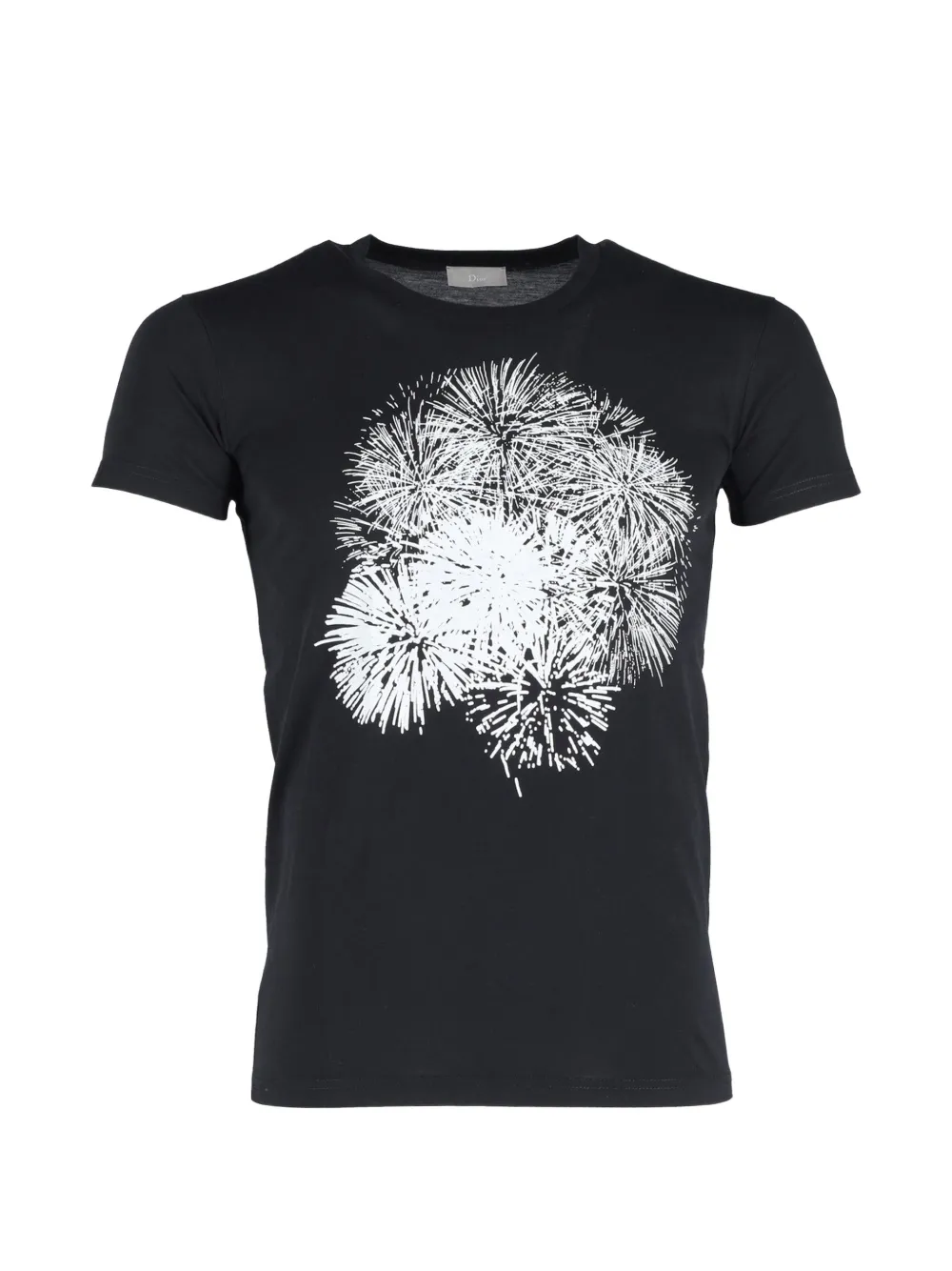 Christian Dior Pre-Owned firework graphic t-shirt - Nero