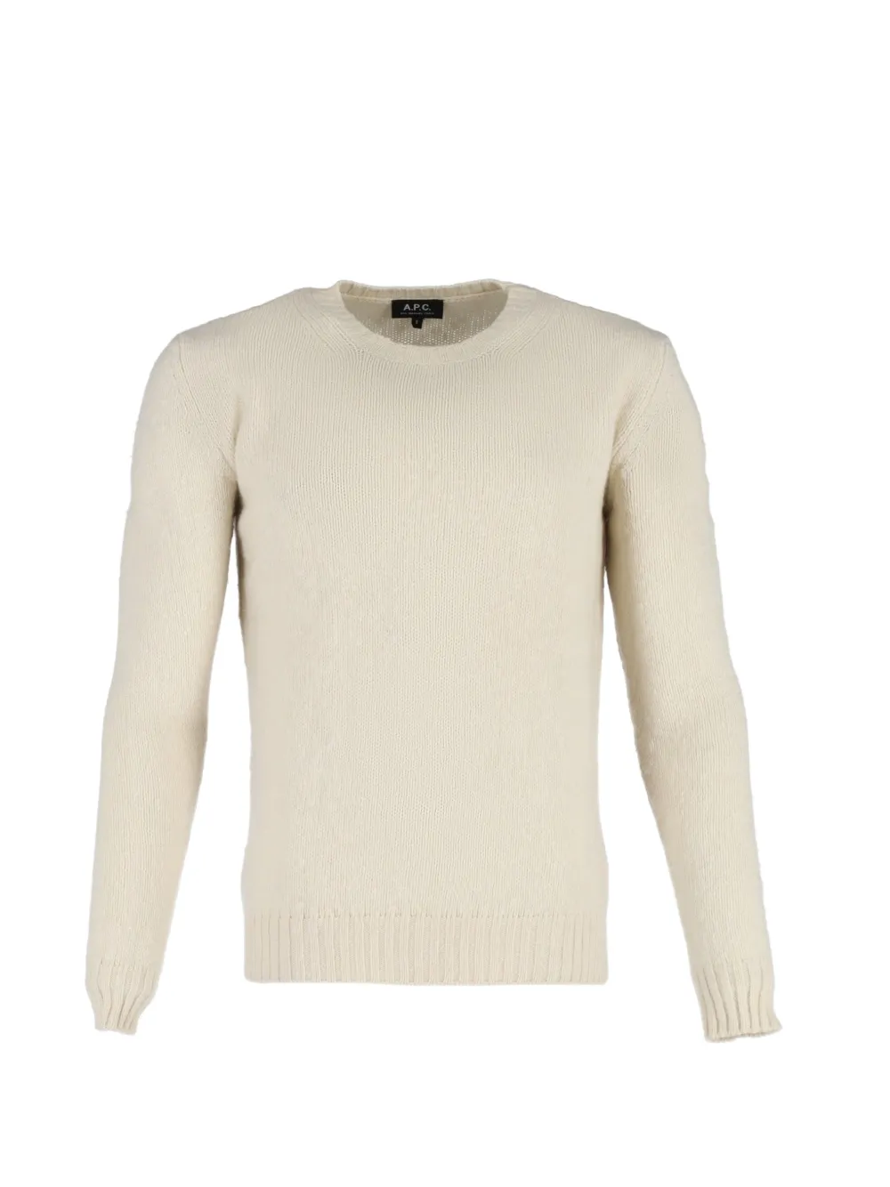 A.P.C. crew-neck wool sweater – Neutrals