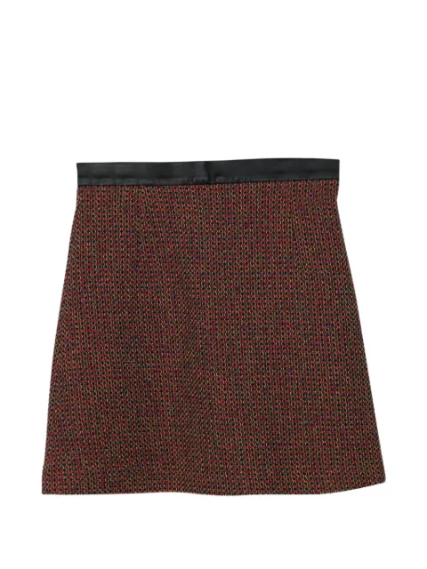SANDRO zip-fastening skirt set (set of two)