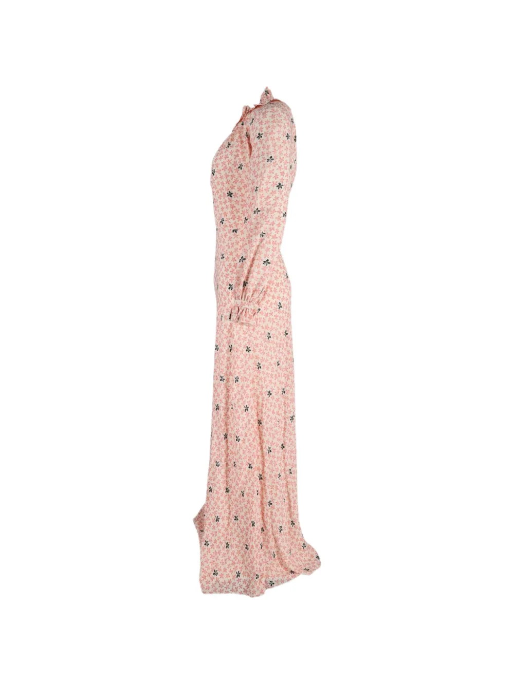  Vilshenko Vestido Largo Eleanora Con Estampado Floral - Neutro 