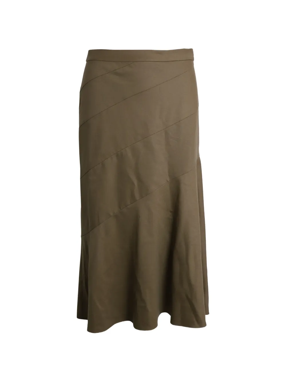 Theory flared midi skirt - Marrone