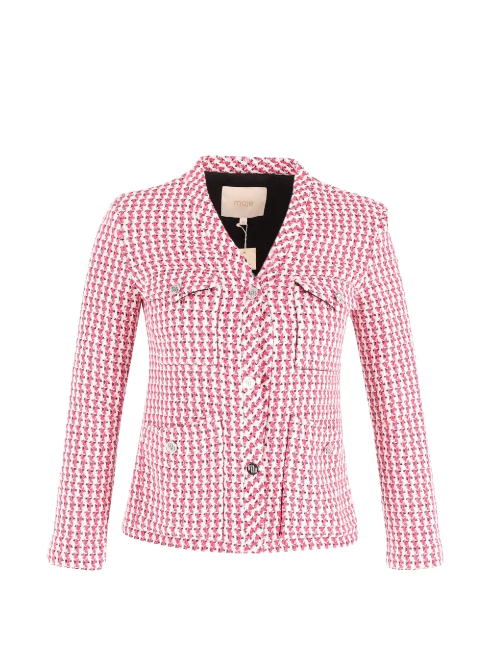 Maje Vyza tweed jacket - Bianco