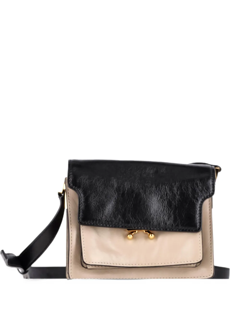 Marni Pre-Owned Trunk colour-block shoulder bag - Nero