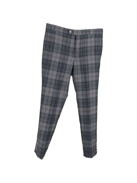 Moncler Vintage plaid-pattern trousers