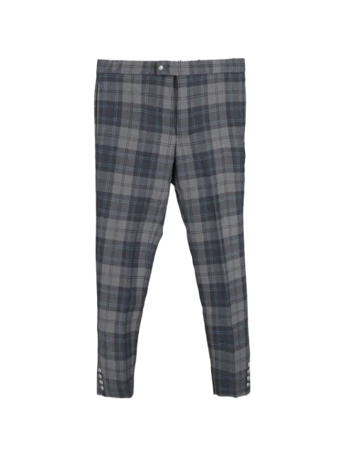 Moncler Vintage plaid-pattern trousers