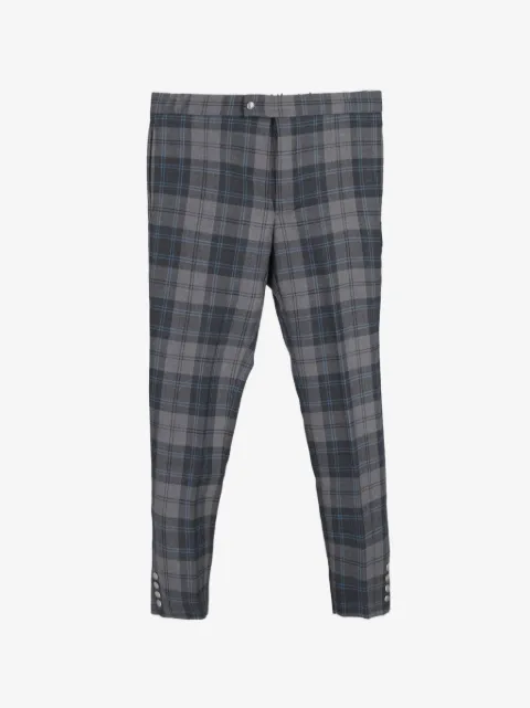 Moncler Vintage plaid-pattern trousers