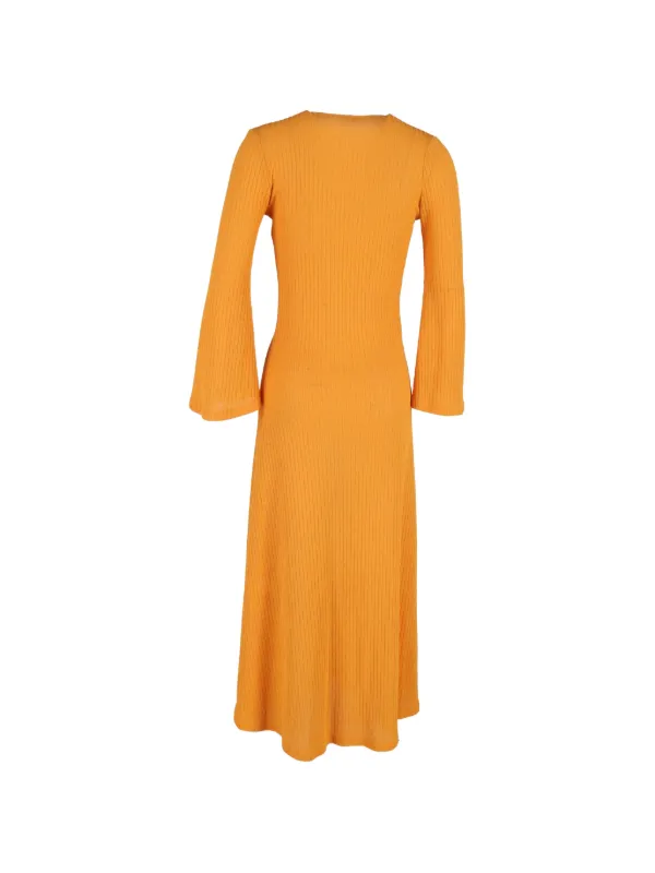 dodo bar or yellow cut out dress Dodo Bar Or Cutout Off-Shoulder Maxi Dress In Gold - 30% Off