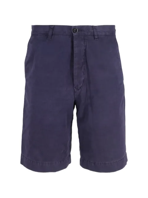 Mr P. garment-dyed twill shorts
