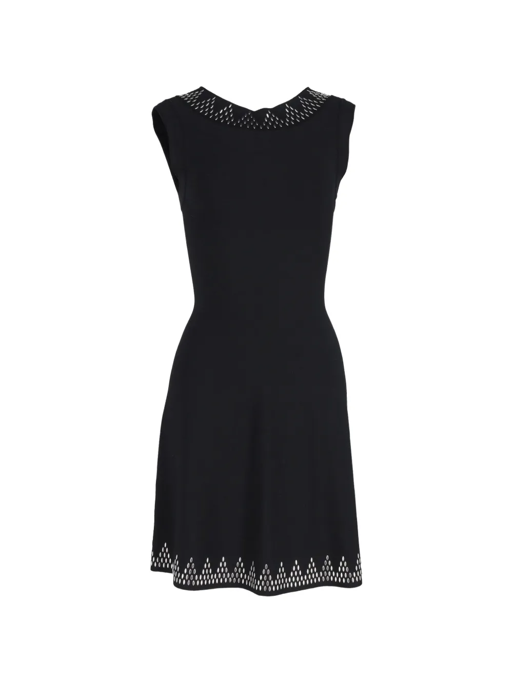 Alaïa Pre-Owned embellished sleeveless mini dress - Nero