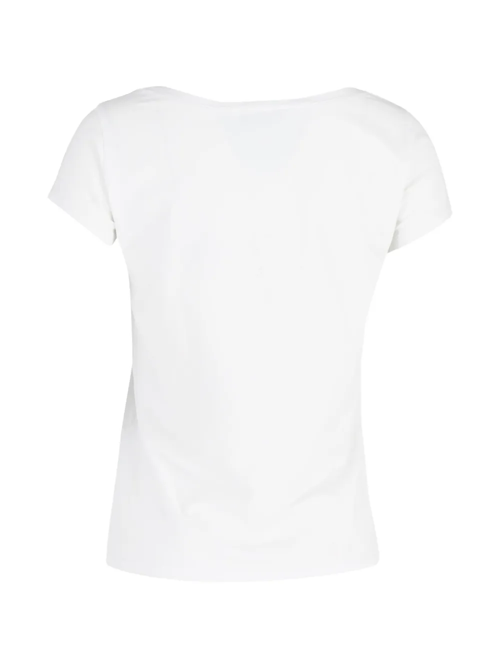 Embossed Round-Neck T-Shirt