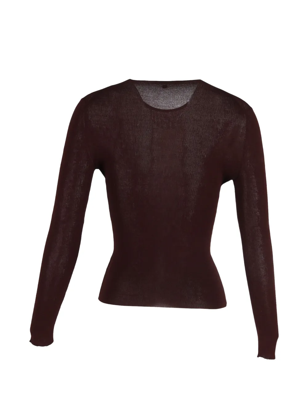 Knitted Crewneck Long Sleeve Top