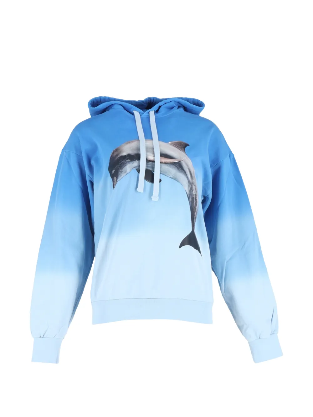 JW Anderson dolphin-print hoodie - Blu