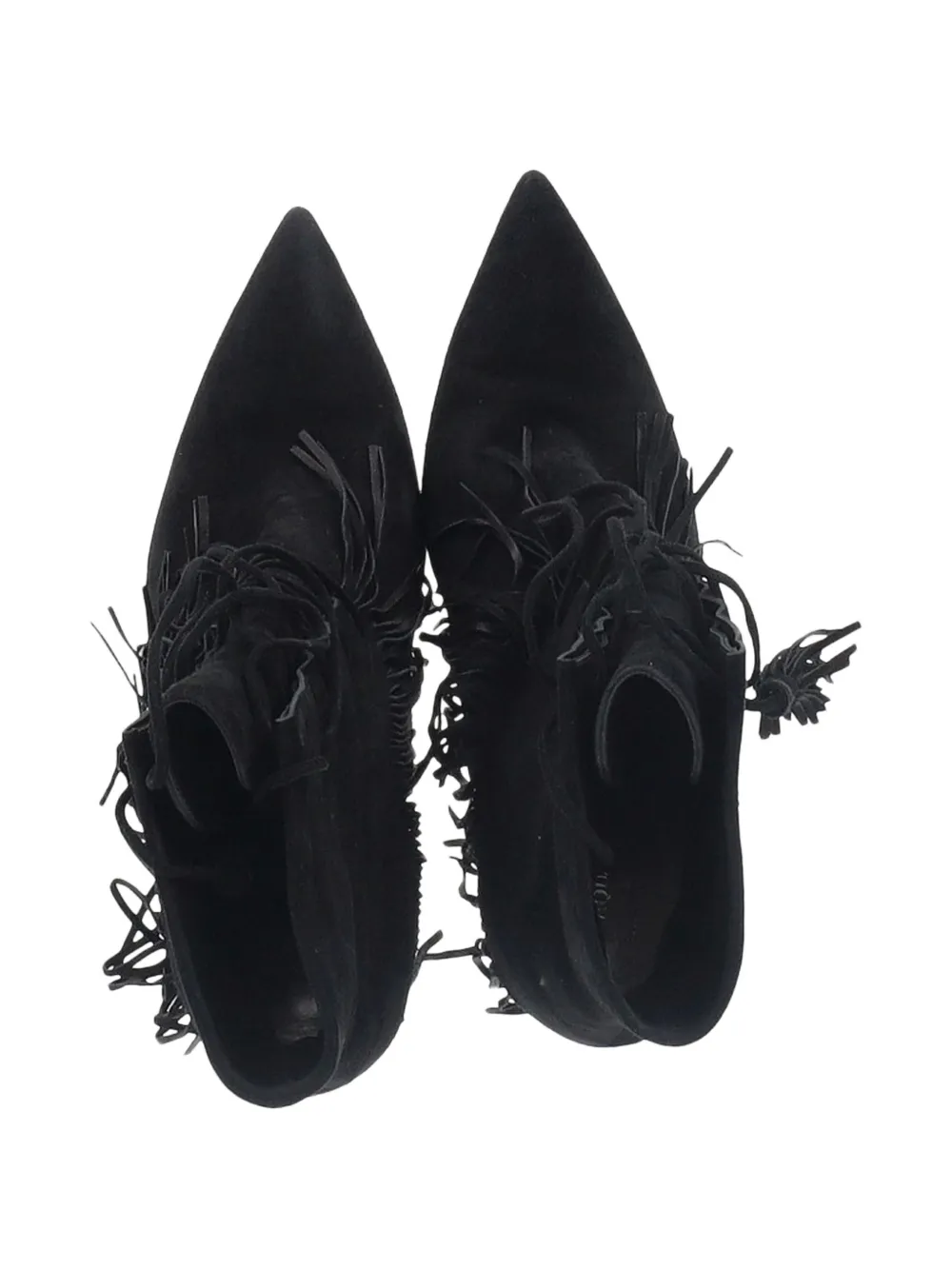 Mustang Fringed Heeled Ankle Boots