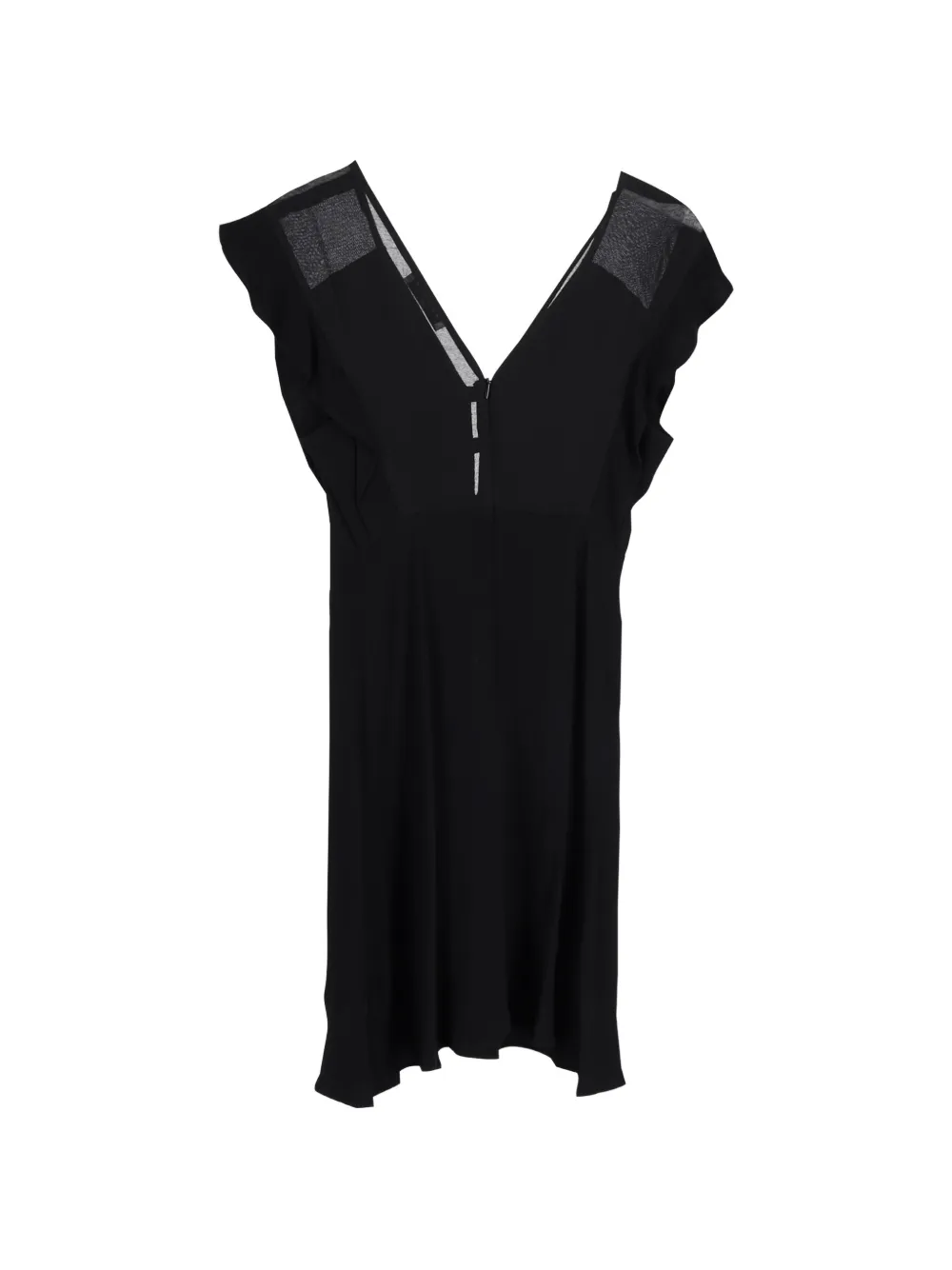 V-Neck Ruffle Dress