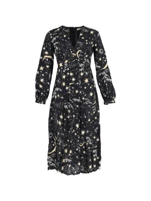 Rixo Constellation long-sleeve dress