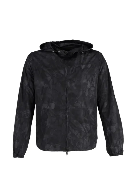 Valentino Garavani Pre-Owned chamarra con mariposas estampadas y capucha