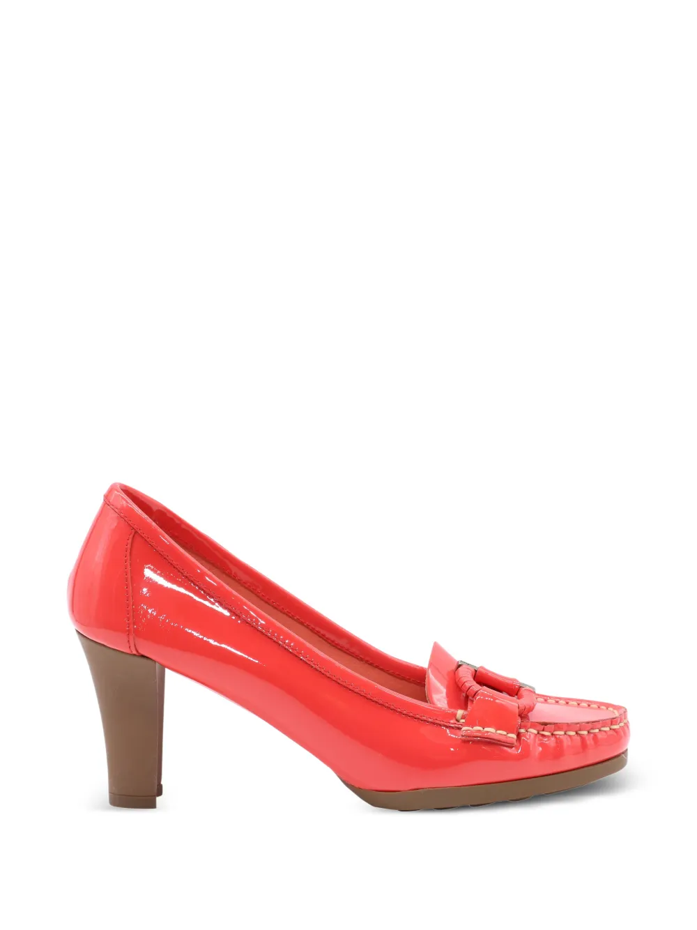 Ferragamo Pre-Owned loafer-style heels - Rot