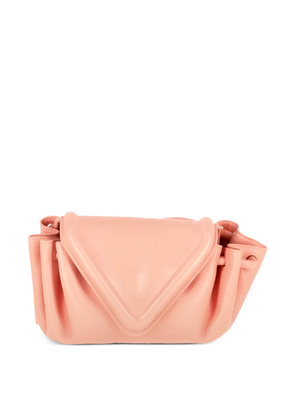 Bottega Veneta Pre-Owned Beak leather small crossbody bag - Rosa