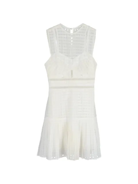 Self-Portrait crew-neck mini dress