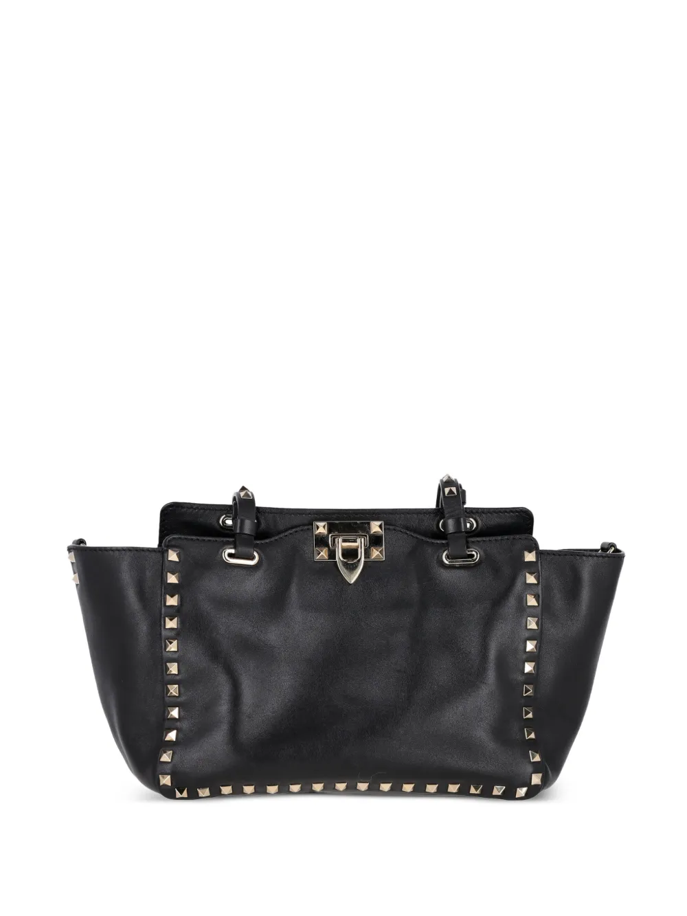 Valentino Garavani Pre-Owned Rockstud-embbellishment tote bag - Nero