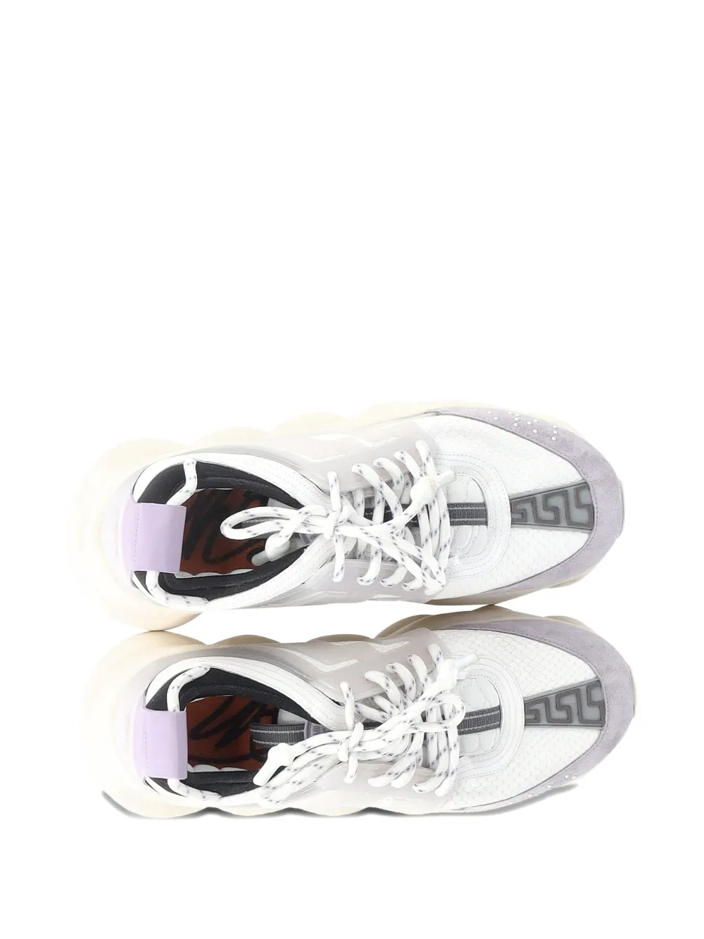 Chain Reaction Lace-Up Sneakers