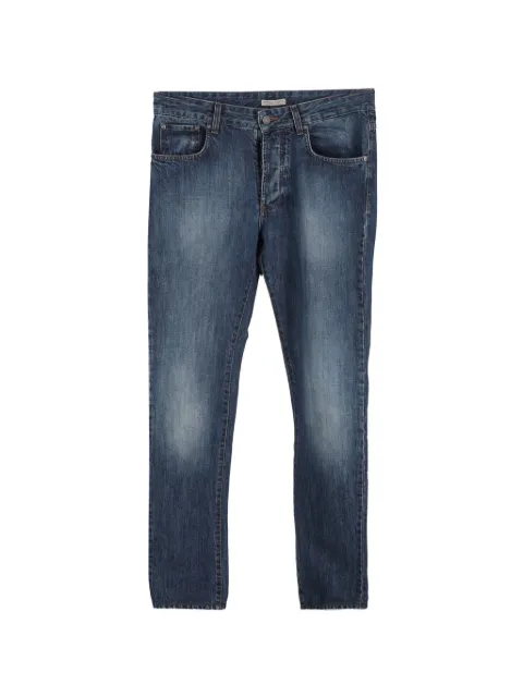 Bottega Veneta Pre-Owned washed-effect low-rise jeans