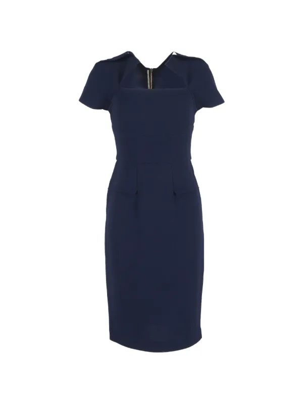 blue roland mouret dress Roland Mouret