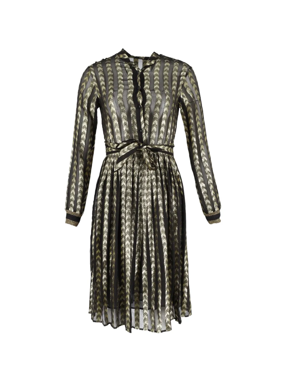 Dodo Bar Or shirt metallic dress - Nero