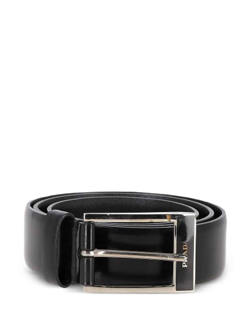 Prada Pre-Owned leather belt - Nero