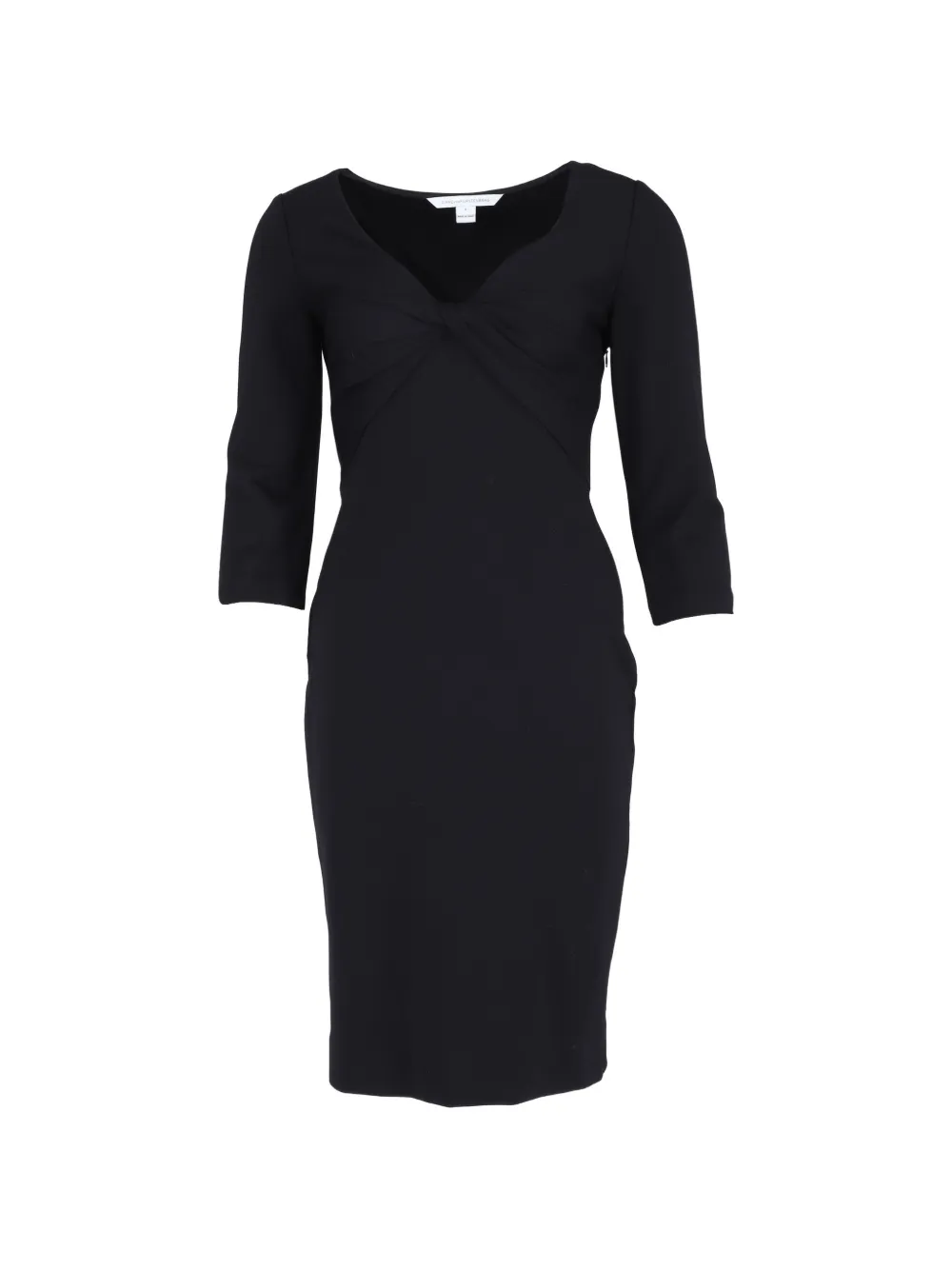 Diane Von Furstenberg Vintage Razel twist-detail dress - Nero