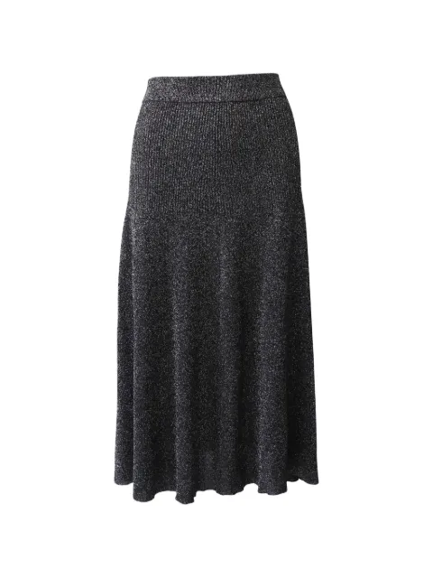 JOSEPH ribbed midi skirt