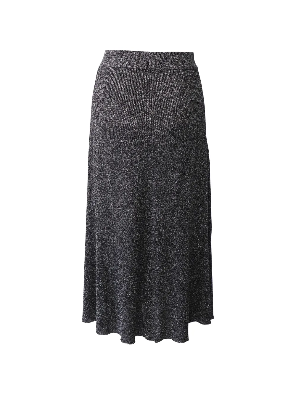 ribbed midi skirt