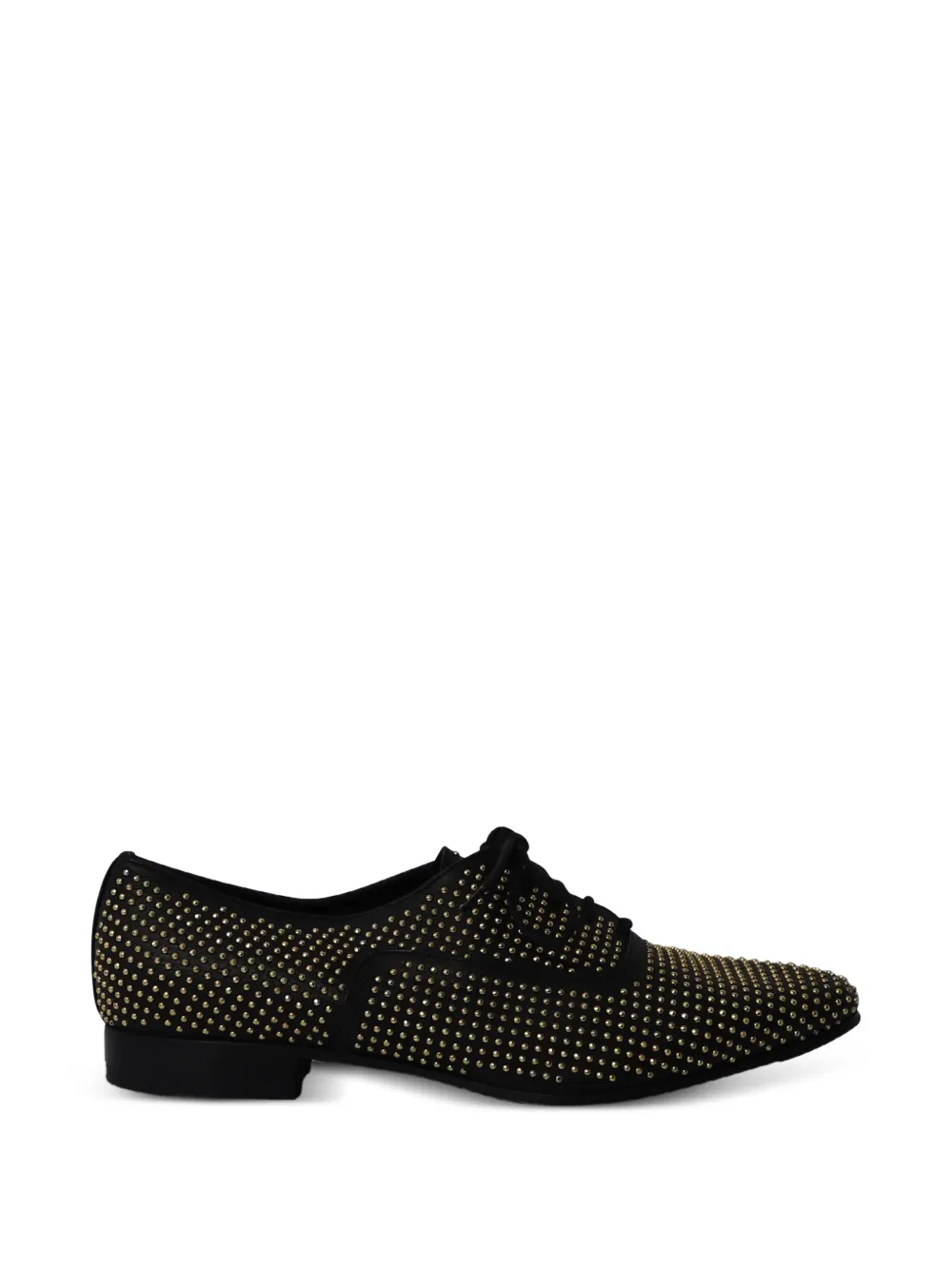 Saint Laurent Pre-Owned studded accents oxfords - Schwarz