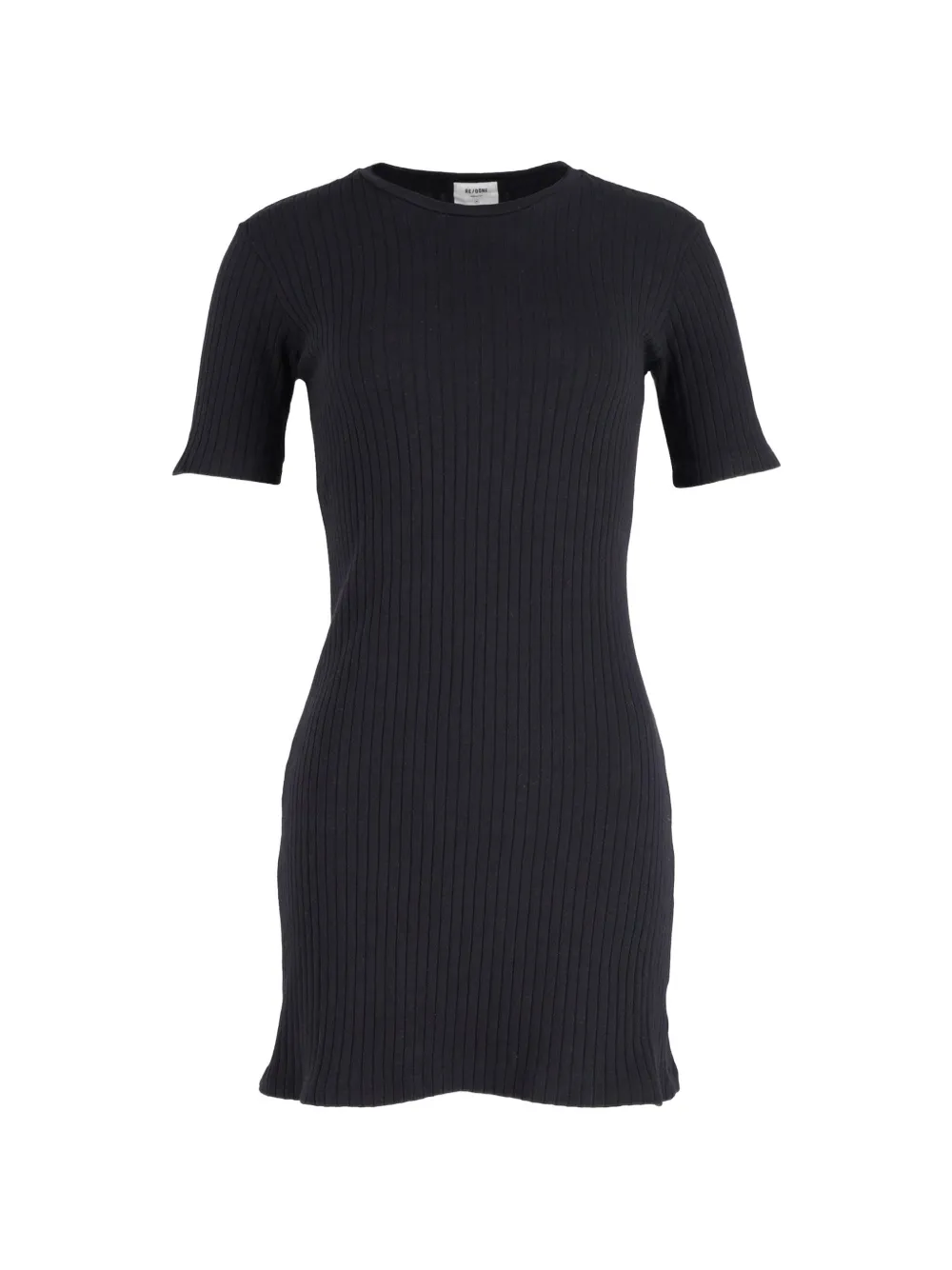 RE/DONE ribbed-knit mini dress - Nero