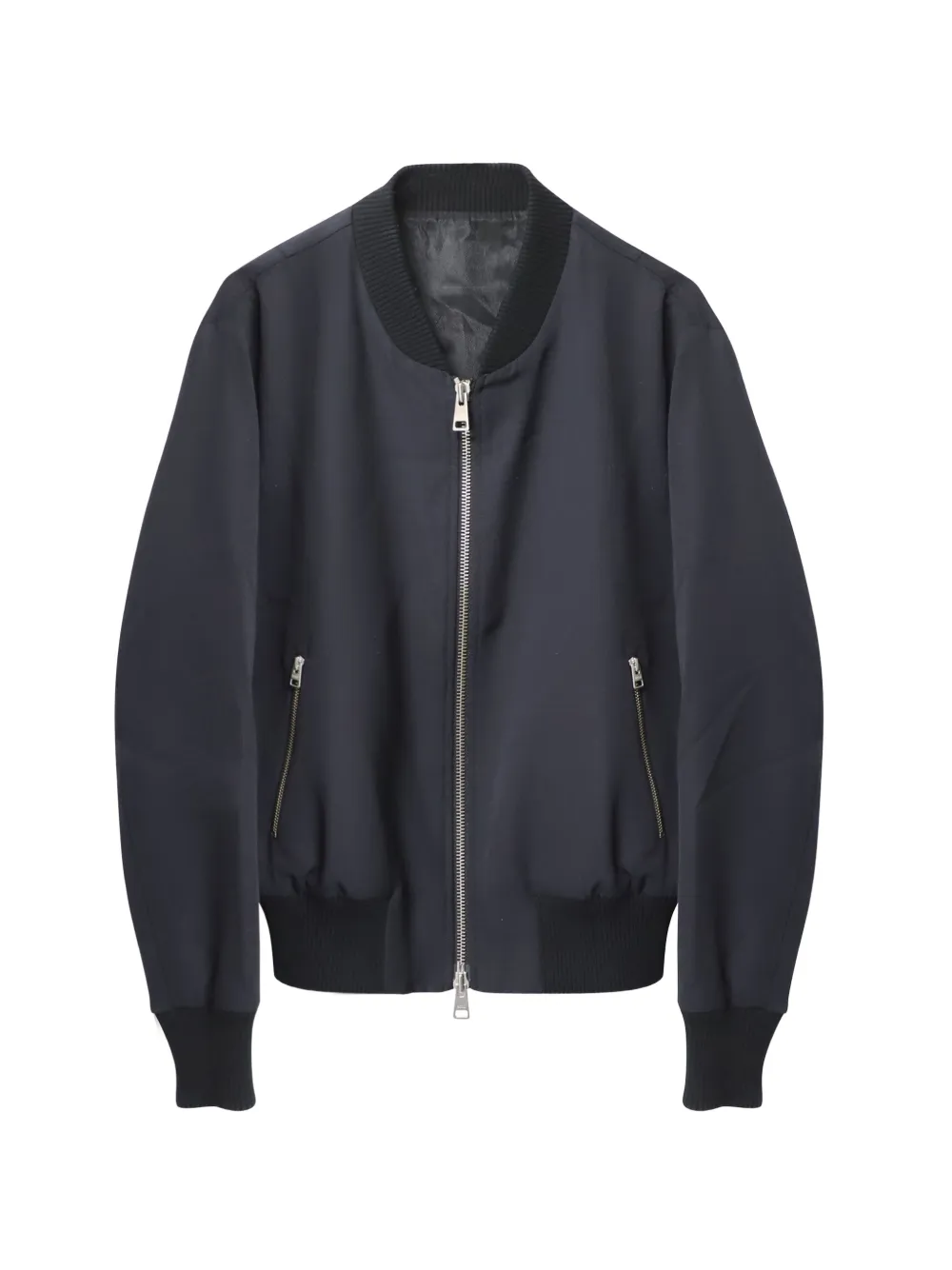 AMI Paris zip-up bomber jacket - Blu