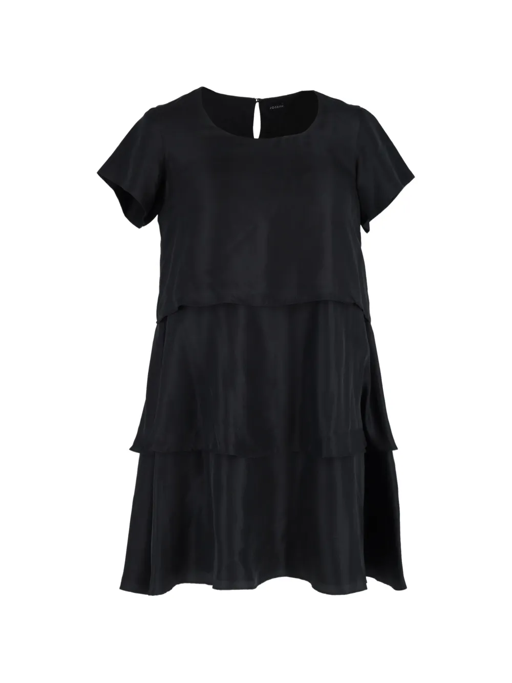 JOSEPH tiered mini dress - Nero