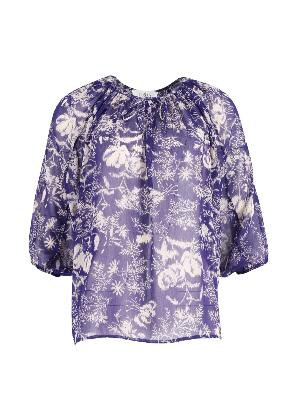 Ba&Sh floral-print tie blouse - Viola