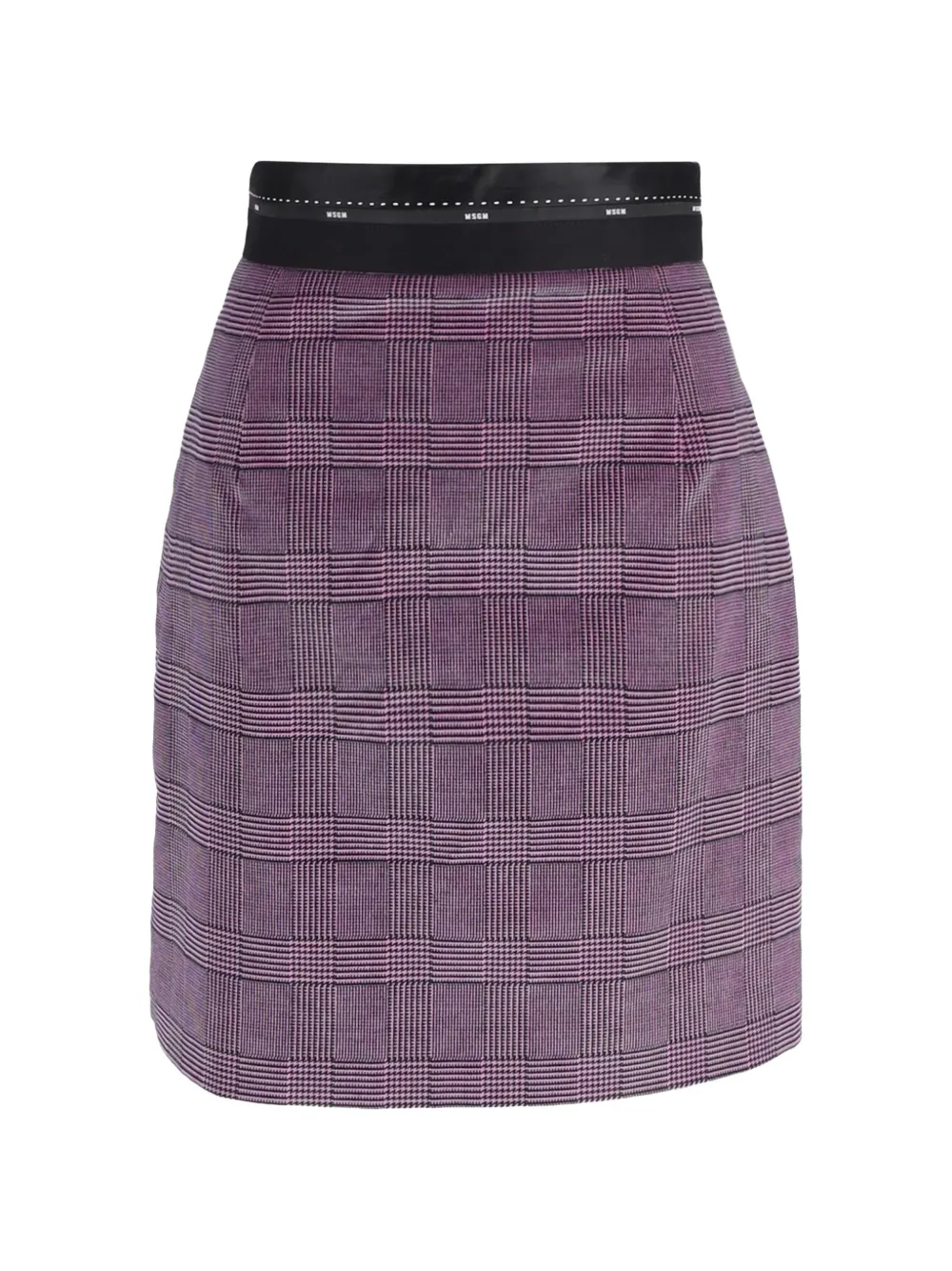 MSGM checked pencil skirt - Rosa
