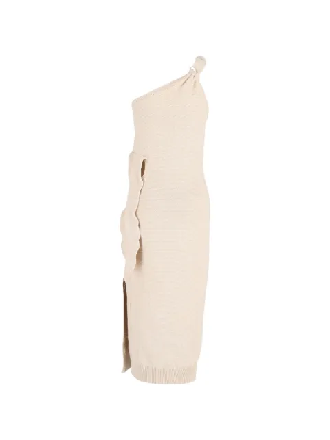 Jacquemus Pre-Owned La Robe Maille Noeud midi dress